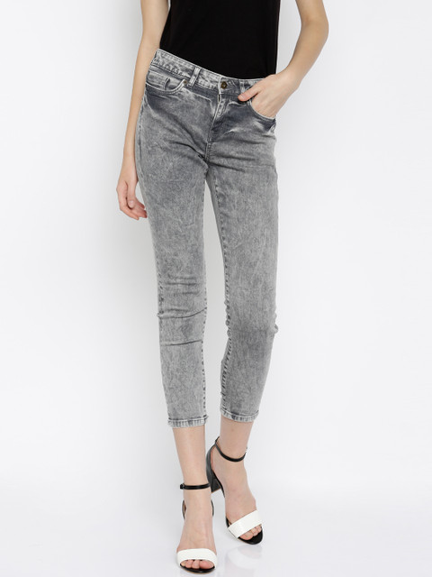 

Vero Moda Women Grey Slim Fit Stretchable Jeans