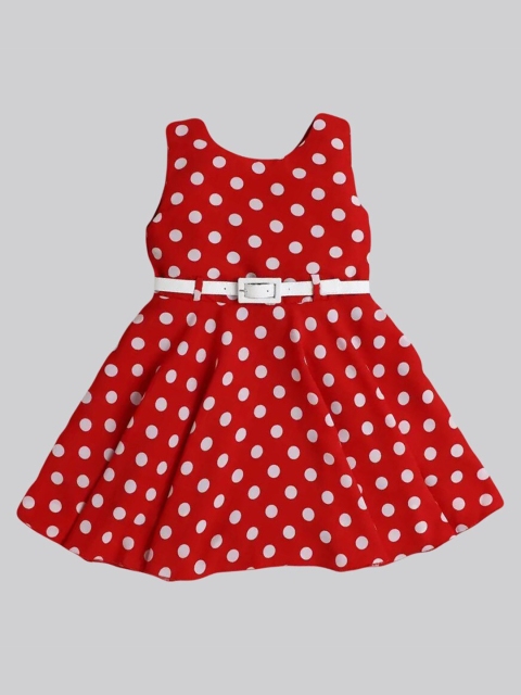 

The Magic Wand Red & White Satin Dress