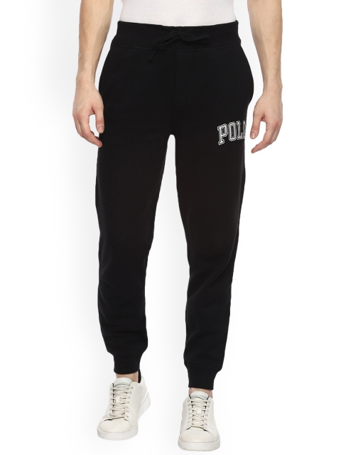 

Polo Ralph Lauren Men Black Solid Pure Cotton Joggers