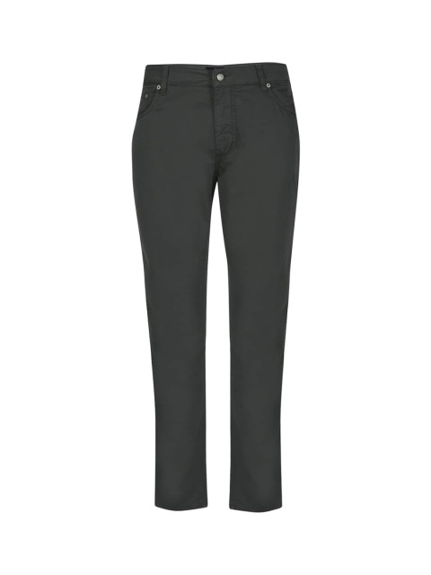 

HACKETT LONDON Men Olive Green Trousers