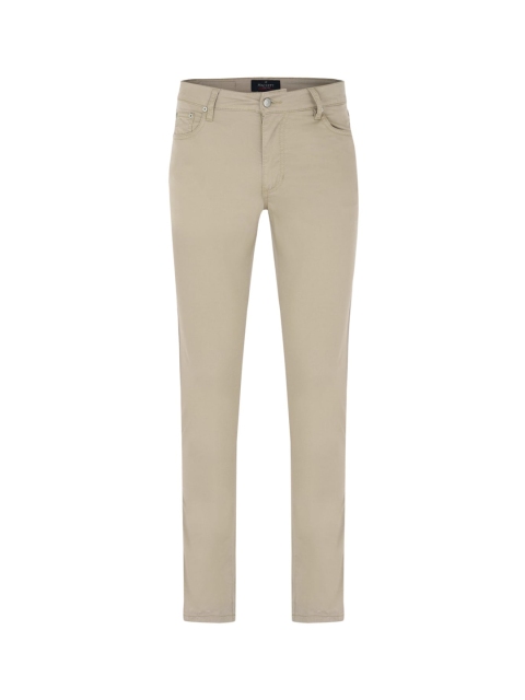 

HACKETT LONDON Men Cream-Coloured Trousers