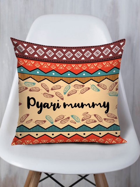 

TIED RIBBONS Multi Pyari Nani Printed Cushion Cover with Filler