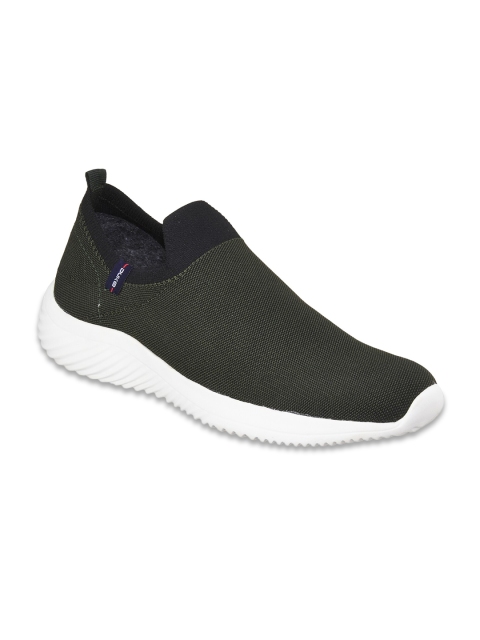 

Duke Women Olive Green Running Slip-On Sports Shoes