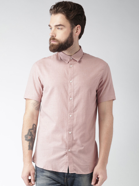 

SELECTED Men Mauve Slim Fit Solid Casual Shirt