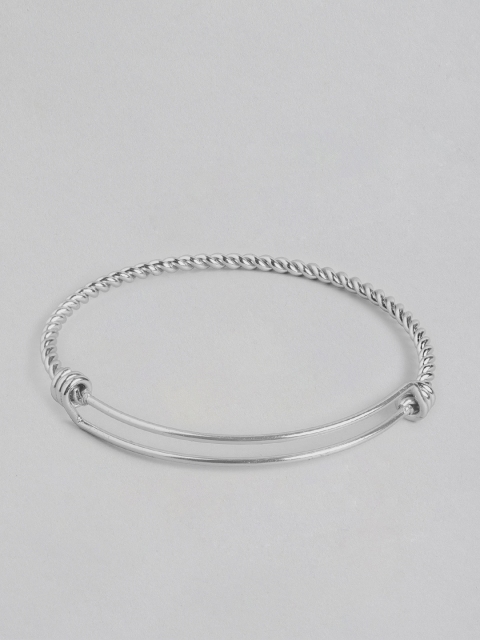 

Pipa Bella Women Silver-Plated Bangle-Style Adjustable Bracelet