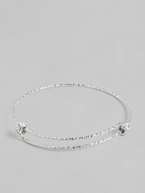 

Pipa Bella Women Silver-Plated Bangle-Style Adjustable Bracelet