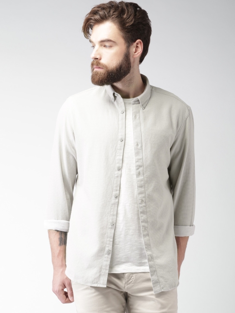 

SELECTED Homme Identity Grey Slim Fit Casual Shirt