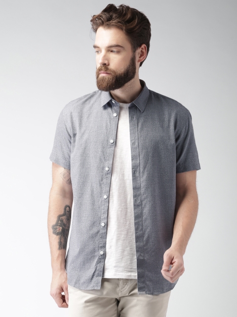

SELECTED Homme Identity Grey Slim Fit Casual Shirt