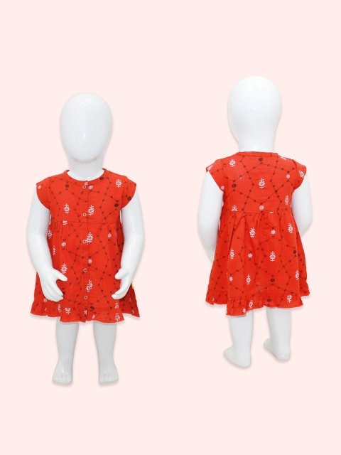 

Born Babies Red Floral Dress