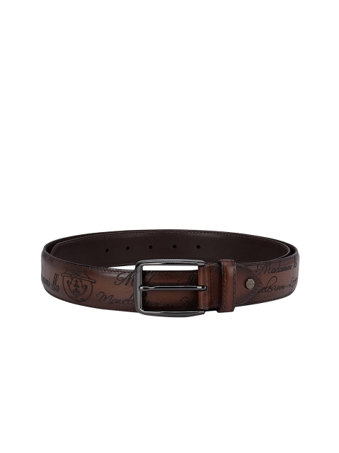 

Da Milano Men Brown Leather Belt