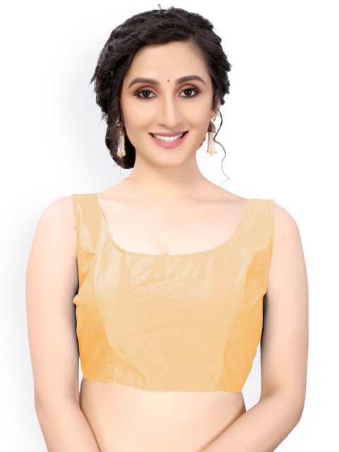 

Nimayaa Cream-Coloured Solid Readymade Saree Blouse