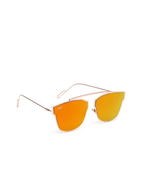 

Floyd Unisex Mirrored Square Sunglasses I8501, Gold