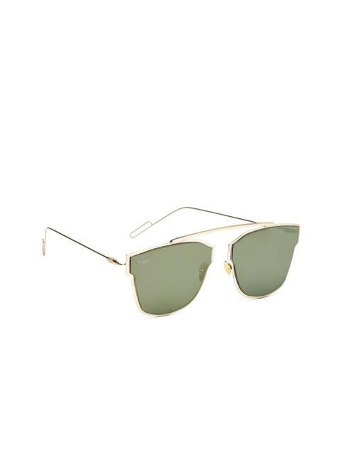 

Floyd Unisex Mirrored Square Sunglasses I8501, Olive