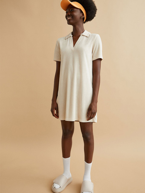 

H&M Beige Terry Dress