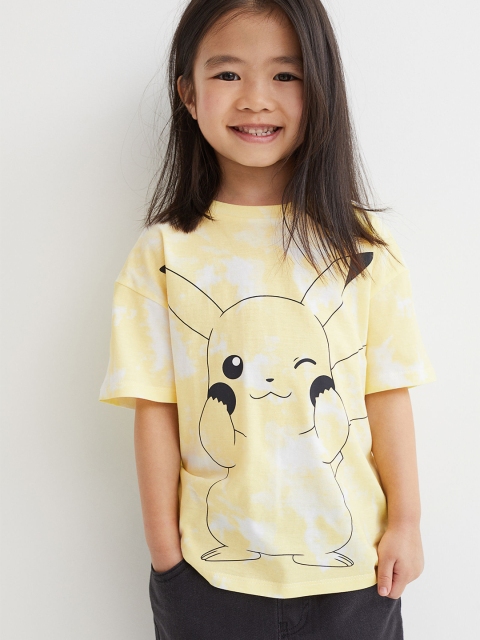 

H&M Boys Yellow Printed T-shirt