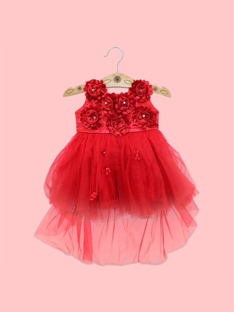 

Born Babies Red Embellished Dress