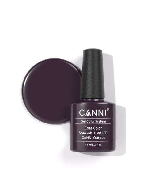 

CANNI Gel polish LED UV Nail Gel Need UV Light - #155 7.3 ml, Black
