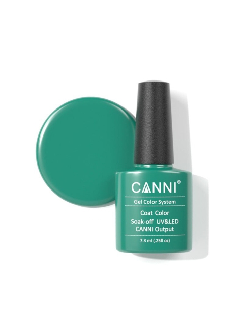 

CANNI Gel polish LED UV Nail Gel Need UV Light - #158 7.3 ml, Green