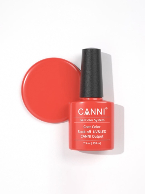 

CANNI Gel polish LED UV Nail Gel Need UV Light - #136 7.3 ml, Red