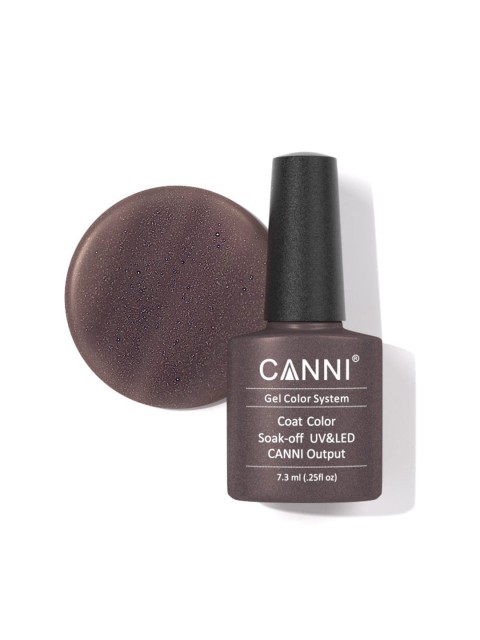 

CANNI Gel polish LED UV Nail Gel Need UV Light - #0211 7.3 ml, Grey