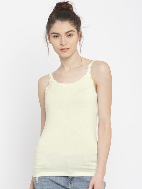 

ONLY Women White Lace Tank Top