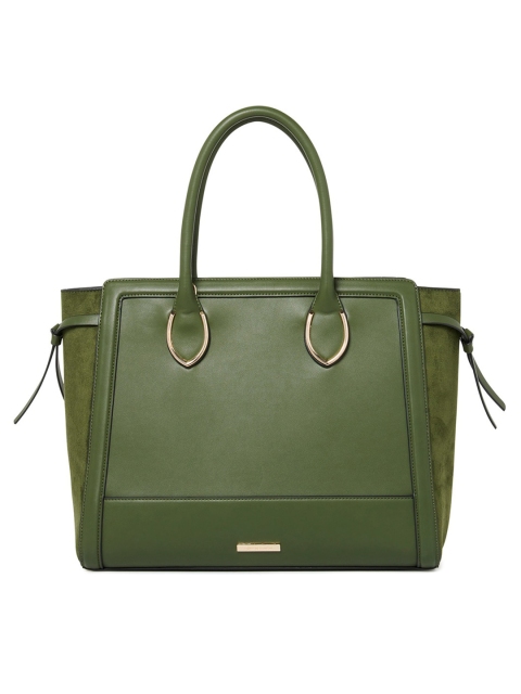

Forever New Green PU Structured Handheld Bag