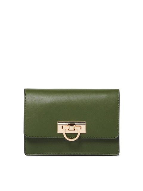 

Forever New Green Envelope Clutch