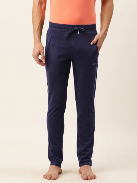 

Sweet Dreams Men Navy Blue Solid Regular Fit Track Pants