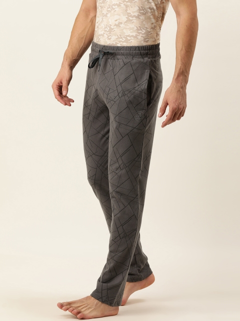 

Sweet Dreams Men Charcoal Grey Melange Solid Lounge Pants