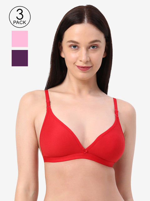 

Planetinner Red & Purple Bra