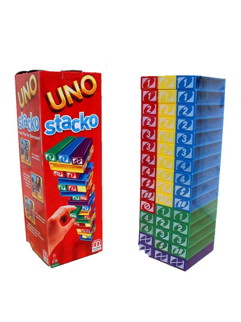 

CHOCOZONE Kids Multicoloured Stacking Game with Blocks & Numbers, Multi