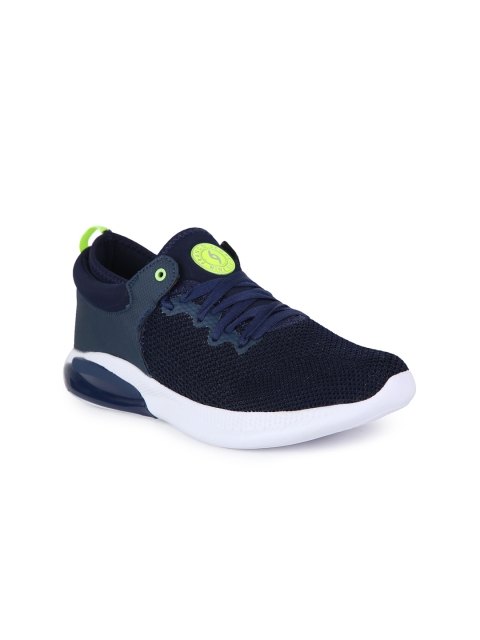 

Franco Leone Men Navy Blue Woven Design Sneakers