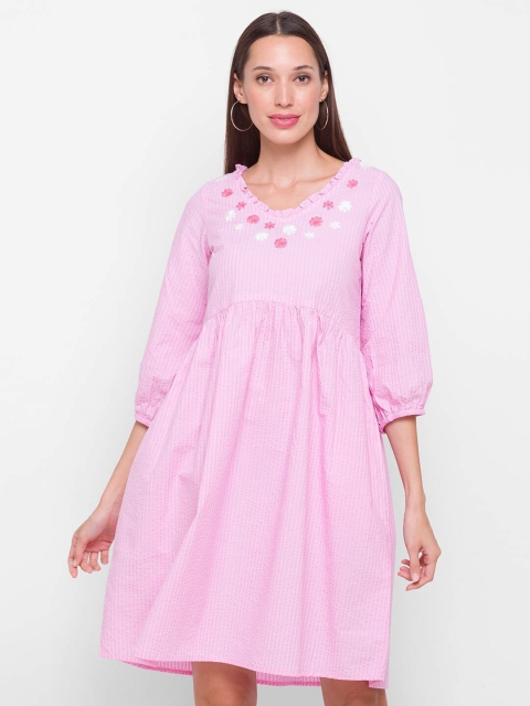 

ZOLA Pink A-Line Dress