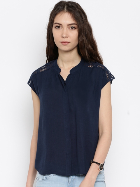 

Pepe Jeans Women Navy Shirt, Navy blue