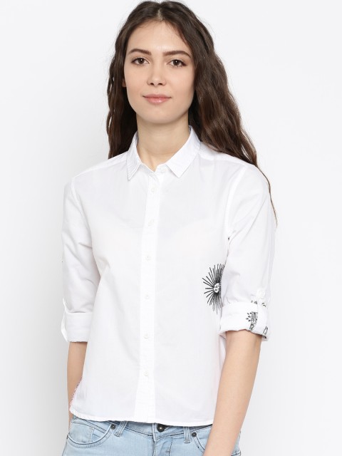 

Pepe Jeans Women White Shirt