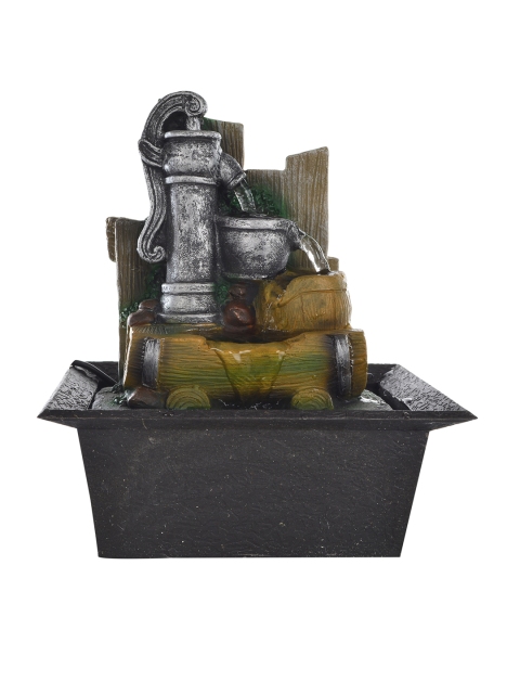 

eCraftIndia Multicoloured Premium Decorative Electrical Waterfall Fountain, Multi