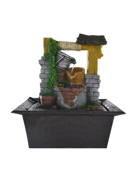

eCraftIndia Multicoloured Premium Decorative Electrical Waterfall Fountain, Multi