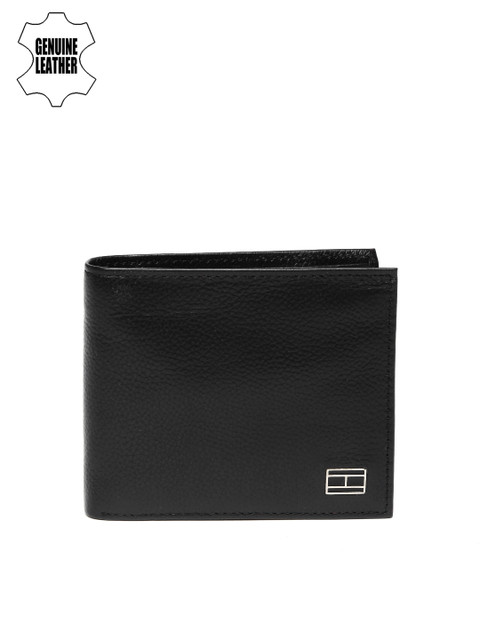 

Tommy Hilfiger Men Black Genuine Leather Wallet