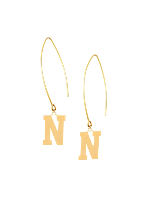 

Goldnera Gold-Toned Contemporary Hoop Earrings