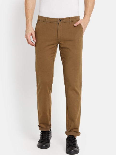 

Octave Men Brown Chinos Trousers