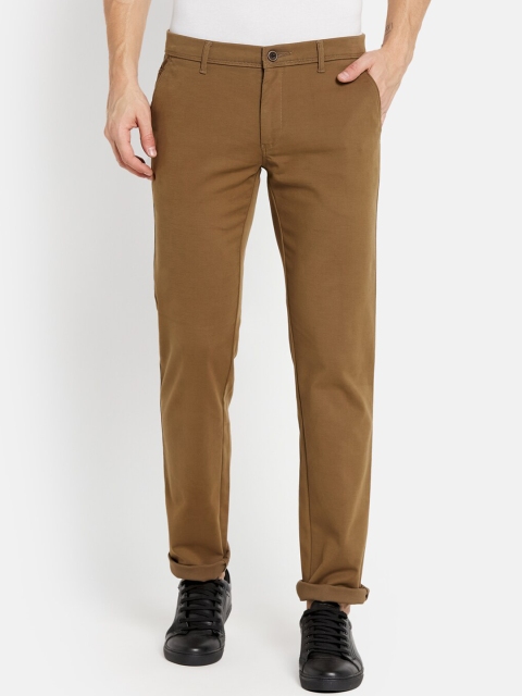 

Octave Men Brown Chinos Trousers
