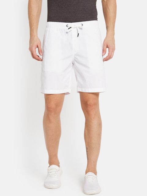 

Octave Men White Cotton Shorts