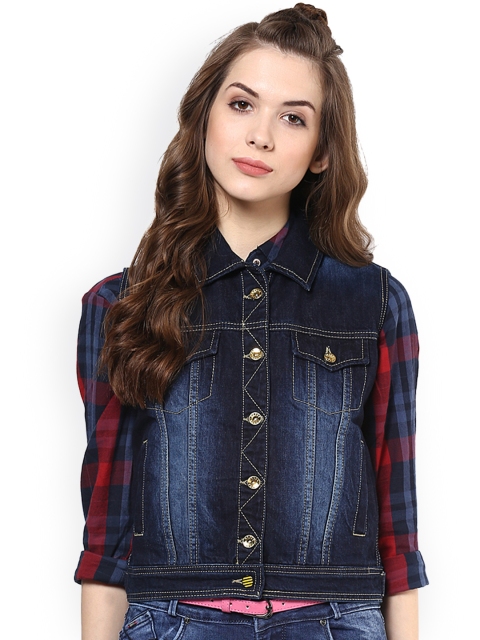 

Xpose Blue Washed Sleeveless Denim Jacket