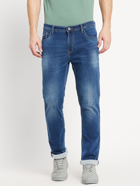 

Octave Men Blue Regular Fit Mid Rise Heavy Fade Stretchable Jeans