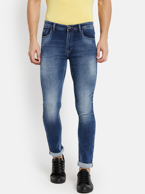 

Octave Men Blue Heavy Fade Stretchable Jeans