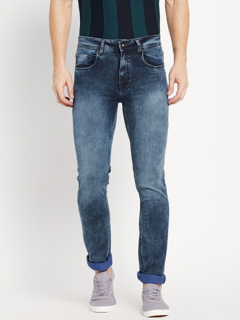 

Octave Men Blue Heavy Fade Stretchable Jeans