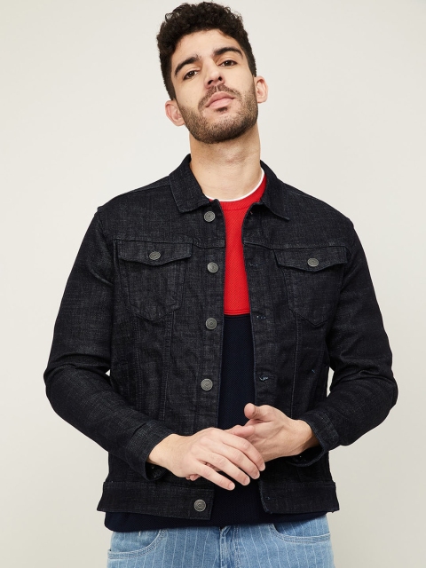 

Fame Forever by Lifestyle Men Blue Washed Lightweight Denim Jacket