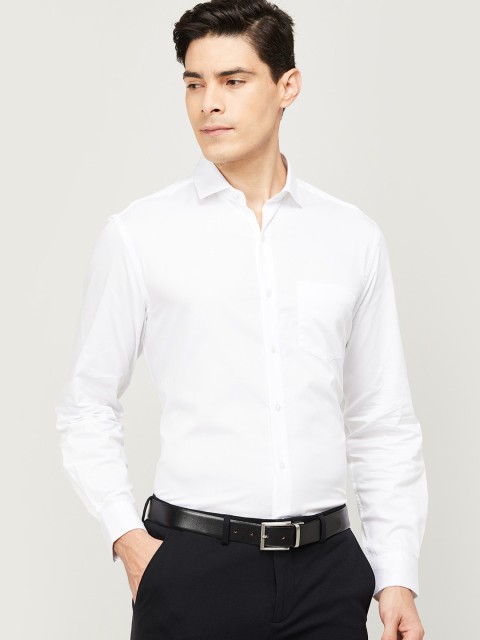 

CODE by Lifestyle Men White Regular Fit Cotton Formal Shirt