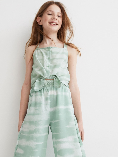 

H&M Girls Turquoise Blue 2-Piece Set