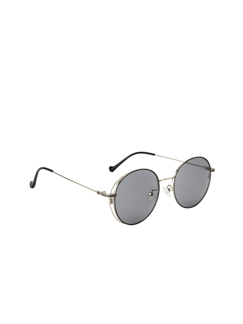 

Ted Smith Women Grey Lens & Silver-Toned Round Sunglasses with UV Protected Lens TS-9068S